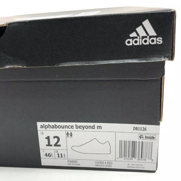 Adidas Alphabounce Beyond Cloud White Shoes DB1126 - Picture 8 of 8